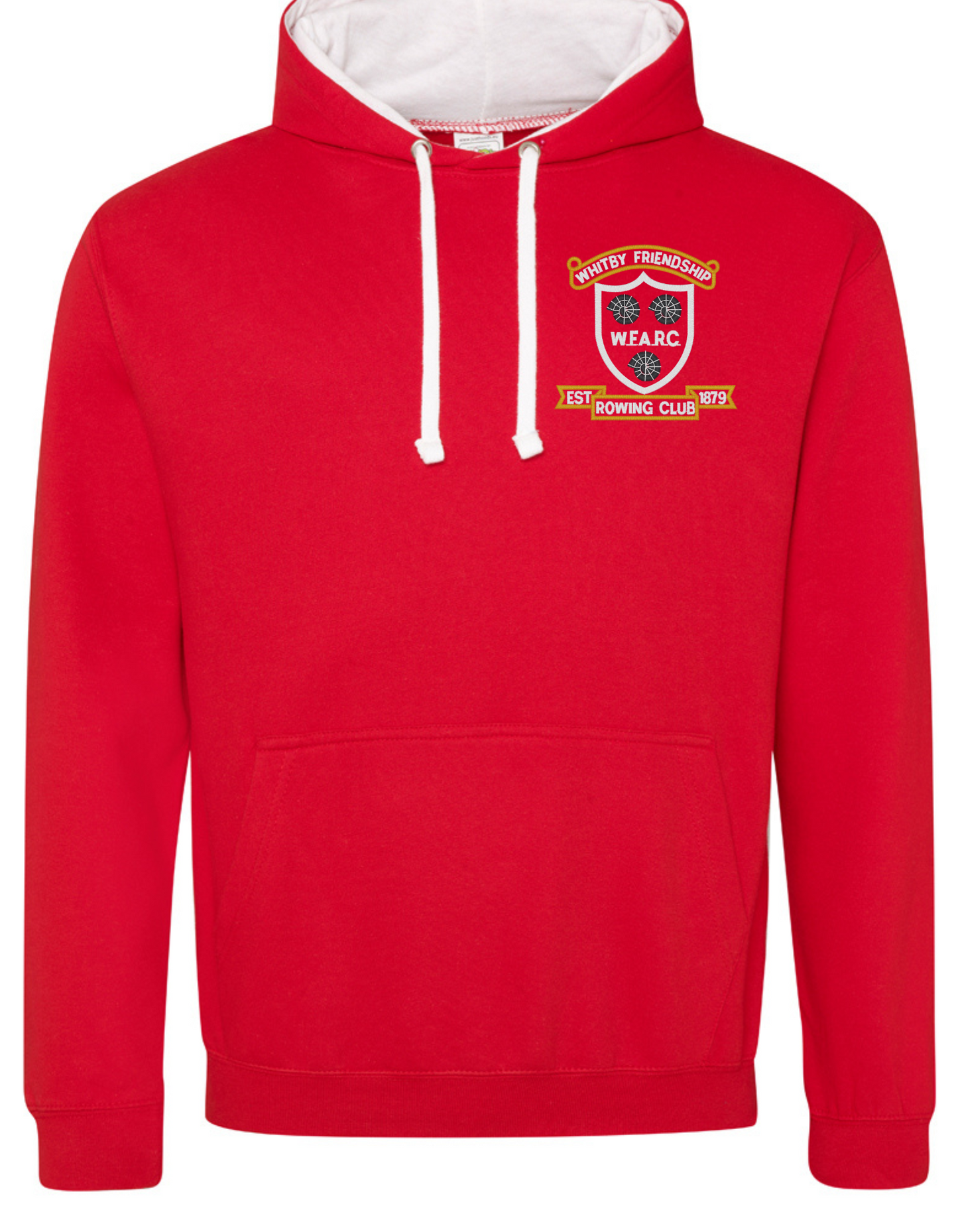 Adult WFARC AWDis Varsity Hoodie | Fire Red/Arctic White WFARC