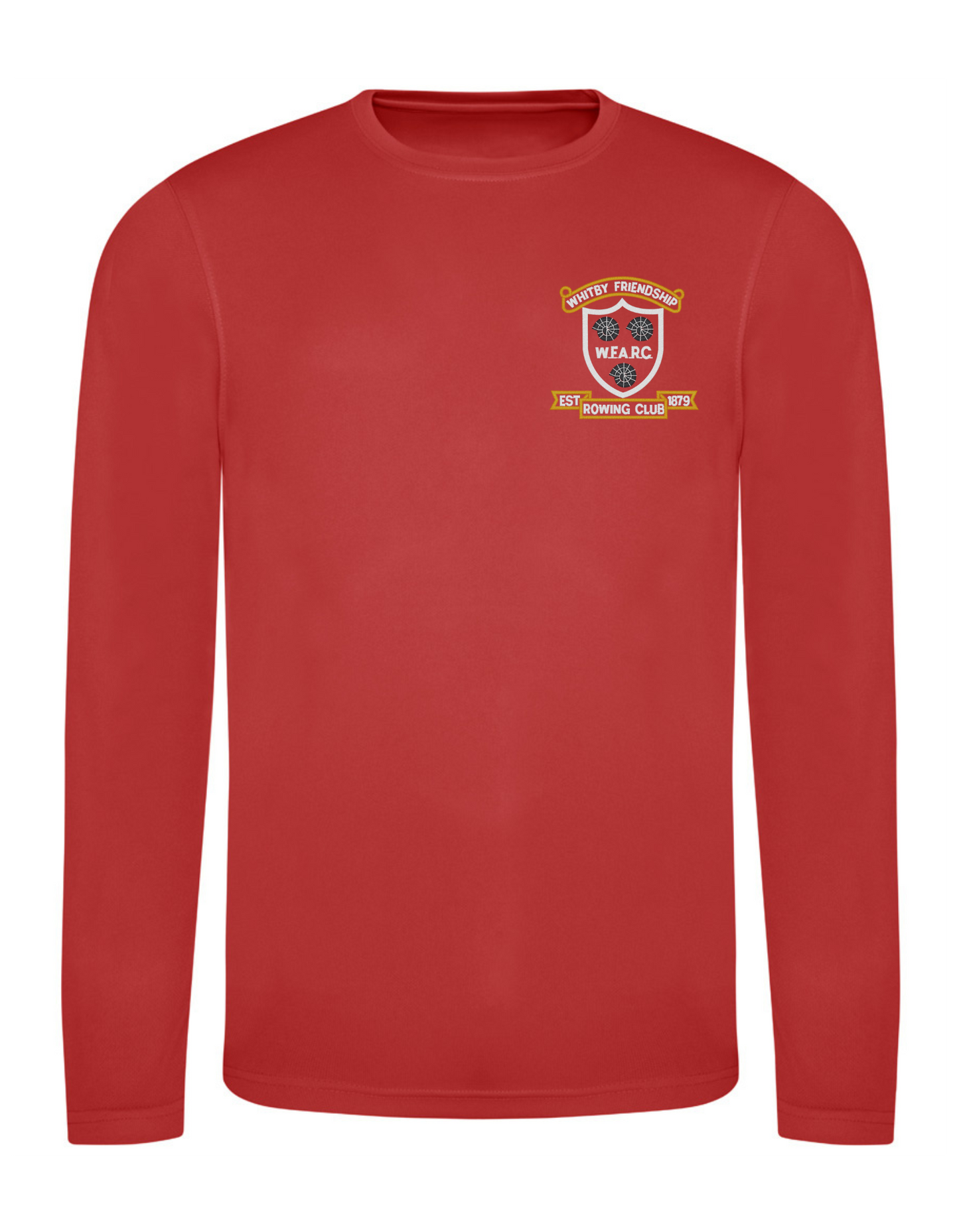 Adult WFARC AWDis Cool Long Sleeve Wicking T-Shirt | Fire Red