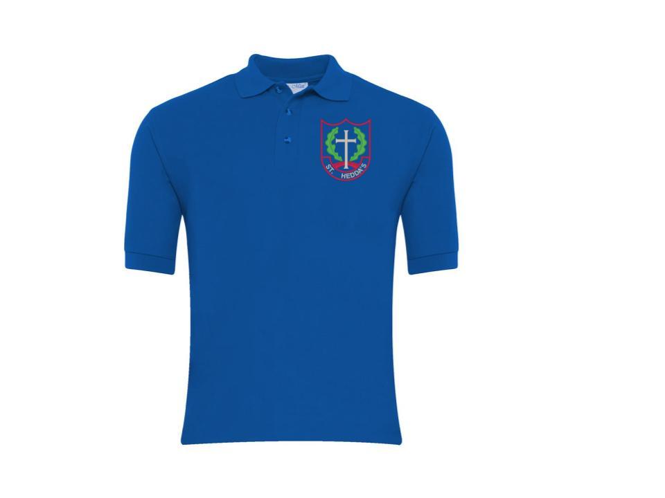 Adult St Hedda's Polo - Royal Blue