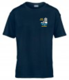 Adult East Whitby Academy Navy PE T-Shirt