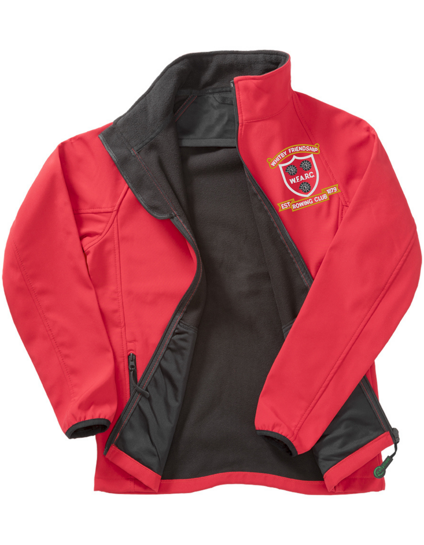 Adult WFARC Result Core Printable Soft Shell Jacket | Red/Black