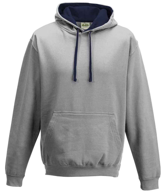 JH003 Heather Grey/New French Navy Front